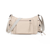 Darrahopens Fashion > Women's Fashion > Women's Handbags Black Chic Lightweight Multi-Pocket Oxford Crossbody Bag - Waterproof Retro Shoulder Bag for Women