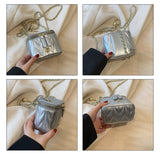 Darrahopens Fashion > Women's Fashion > Women's Handbags Black Chic Quilted Mini Box Crossbody Bag - Luxury Style Chain Purse for Women