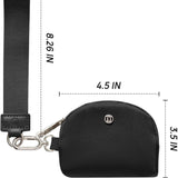 Darrahopens Fashion > Women's Fashion > Women's Handbags Black Grey Women's Ultralight Fashion Nylon Wristlet Pouch Set - Portable Mini Coin Purse & Key Holder Wallet