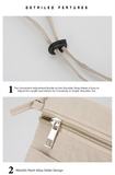 Darrahopens Fashion > Women's Fashion > Women's Handbags Black Minimalist Lightweight Nylon Crossbody Phone Bag - Compact & Stylish for Women