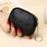 Darrahopens Fashion > Women's Fashion > Women's Handbags Black Stylish Mini Zipper Wallet for Women – Compact PU Coin Purse with Key Ring & Card Storage (3-Pack)