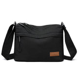 Darrahopens Fashion > Women's Fashion > Women's Handbags Black Women Lightweight Nylon Crossbody Bag with Multiple Pockets Compact Shoulder Bag for Travel and Daily Essentials in Australia