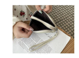 Darrahopens Fashion > Women's Fashion > Women's Handbags Black Women's Mini Genuine Leather Coin Purse Double Zipper Organiser Multi-function Wristlet Wallet