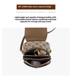 Darrahopens Fashion > Women's Fashion > Women's Handbags Brown Chic Round Mini Crossbody Phone Purse - PU Leather Vertical Shoulder Bag with Headphone Port