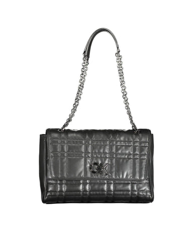 Darrahopens Fashion > Women's Fashion > Women's Handbags Calvin Klein Women's Elegant Black Chain-Handle Bag with Twist Lock - One Size