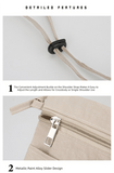 Darrahopens Fashion > Women's Fashion > Women's Handbags Dark Beige Minimalist Lightweight Nylon Crossbody Phone Bag - Compact & Stylish for Women