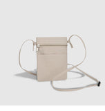 Darrahopens Fashion > Women's Fashion > Women's Handbags Dark Beige Minimalist Lightweight Nylon Crossbody Phone Bag - Compact & Stylish for Women