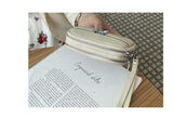 Darrahopens Fashion > Women's Fashion > Women's Handbags Dark Pink Women's Mini Genuine Leather Coin Purse Double Zipper Organiser Multi-function Wristlet Wallet