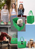 Darrahopens Fashion > Women's Fashion > Women's Handbags EVA Beach Tote Bag for Swimming, Pool & Travel – Waterproof Washable Rubber Handbag with 2 Random Charms, Lightweight & Sand-Resistant (Green) | Other Colors Available in Store