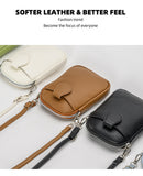 Darrahopens Fashion > Women's Fashion > Women's Handbags Green Chic Crossbody Phone Bag - Womens PU Leather Mini Shoulder Purse with Adjustable Strap