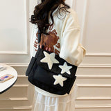 Darrahopens Fashion > Women's Fashion > Women's Handbags Japanese Style Female Pentagram Crossbody Bag Casual Shoulder Messenger Bag