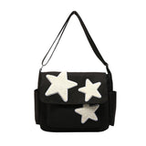 Darrahopens Fashion > Women's Fashion > Women's Handbags Japanese Style Female Pentagram Crossbody Bag Casual Shoulder Messenger Bag