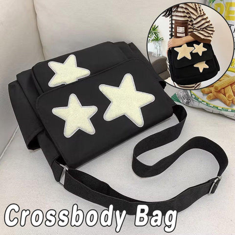 Darrahopens Fashion > Women's Fashion > Women's Handbags Japanese Style Female Pentagram Crossbody Bag Casual Shoulder Messenger Bag