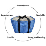 Darrahopens Fashion > Women's Fashion > Women's Handbags Large Supermarket Shopping Bag Eco Grocery Shoulder Bag Tote Foldable Reusable