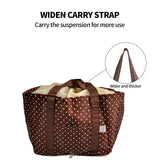 Darrahopens Fashion > Women's Fashion > Women's Handbags Large Supermarket Shopping Bag Eco Grocery Shoulder Bag Tote Foldable Reusable