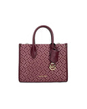 Darrahopens Fashion > Women's Fashion > Women's Handbags Michael Kors Women's Mirella Small Top Zip Crossbody Tote Bag Oxblood - One Size