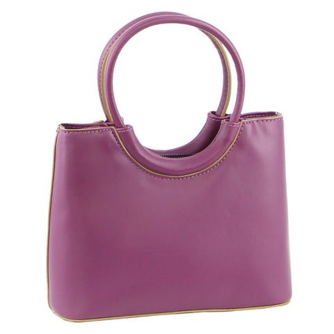 Darrahopens Fashion > Women's Fashion > Women's Handbags Milleni Mini Fashion Bag Tote Handbag in Plum