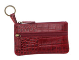 Darrahopens Fashion > Women's Fashion > Women's Handbags Pierre Cardin Ladies Womens Genuine Leather RFID Coin Purse Wallet - Red Croc
