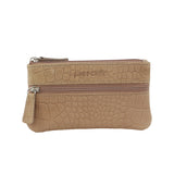 Darrahopens Fashion > Women's Fashion > Women's Handbags Pierre Cardin Ladies Womens Genuine Leather RFID Coin Purse Wallet - Taupe (Croc)