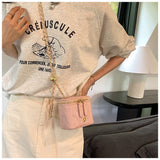 Darrahopens Fashion > Women's Fashion > Women's Handbags Pink Chic Quilted Mini Box Crossbody Bag - Luxury Style Chain Purse for Women