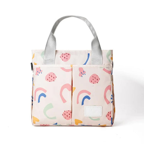 Darrahopens Fashion > Women's Fashion > Women's Handbags Pink Versatile Nappy Bag Tote - Lightweight Diaper Bag with Insulated Pocket & Crossbody Strap