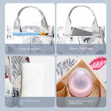 Darrahopens Fashion > Women's Fashion > Women's Handbags Pink Versatile Nappy Bag Tote - Lightweight Diaper Bag with Insulated Pocket & Crossbody Strap