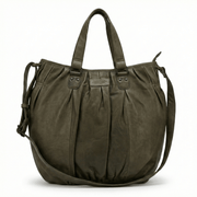 Premium Womens Leather Shoulder Bag Messenger Satchel Handbag Purse ITWB02 - Grey In Australia - Darrahopens