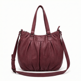 Premium Womens Leather Shoulder Bag Messenger Satchel Handbag Purse ITWB02 - Pink In Australia - Darrahopens