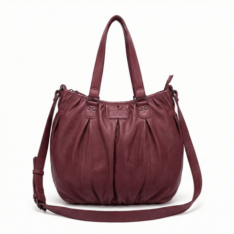Premium Womens Leather Shoulder Bag Messenger Satchel Handbag Purse ITWB02 - Pink In Australia - Darrahopens
