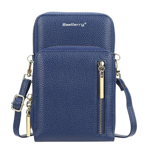 Darrahopens Fashion > Women's Fashion > Women's Handbags Shoulder bag mobile phone bag with shoulder strap for mobile phone blue A blue A