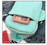 Darrahopens Fashion > Women's Fashion > Women's Handbags Unisex Mini Nylon Crossbody Sling Bag Chest Pouch Adjustable Wide Strap Lightweight Beige for Travel Sports & Festivals