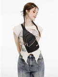Darrahopens Fashion > Women's Fashion > Women's Handbags Unisex Shoulder Bag - 5 Storage Pockets & Cable Grommet - Women's Crossbody Bag - Men's Crossbody Bag - Crossbody Bags - Sling Bag - Adjustable Carrying Style (Cross/Shoulder/Chest) - Purple