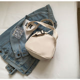 Darrahopens Fashion > Women's Fashion > Women's Handbags White Lightweight Canvas Crossbody Bag - Minimalist Casual Shoulder Satchel with Adjustable Strap