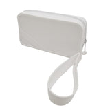 Darrahopens Fashion > Women's Fashion > Women's Handbags White Silicone Zipper Storage Pouch - Stylish Multi-Purpose Organizer with Wrist Strap