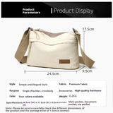 Darrahopens Fashion > Women's Fashion > Women's Handbags White Women Lightweight Nylon Crossbody Bag with Multiple Pockets Compact Shoulder Bag for Travel and Daily Essentials in Australia