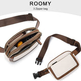 Darrahopens Fashion > Women's Fashion > Women's Handbags Women PU Leather Belt Bag Crossbody Waist Bag Travel Bag Black