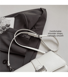 Darrahopens Fashion > Women's Fashion > Women's Handbags Womens Classic Baguette Shoulder Bag Soft PU Leather Underarm Purse with Adjustable Strap Crossbody Handbag Minimalist 90s Style Black