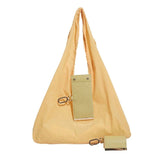 Darrahopens Fashion > Women's Fashion > Women's Handbags Yellow Ins-Style Large Capacity Tote Bag with Keychain Pouch – Lightweight Reusable Shopping Bag with Detachable Accessory Holder, Ideal for Daily Use