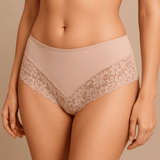 Darrahopens Fashion > Women's Fashion > Women's Intimates 3x Womens Lace Boyshort Boyleg Full Briefs Underwear Undies in Beige - 14