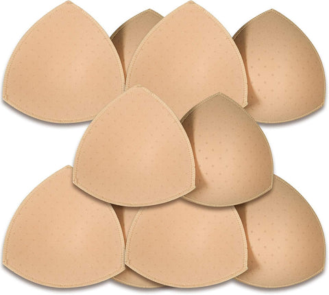 Darrahopens Fashion > Women's Fashion > Women's Intimates Bra Pads Insert 5 Pairs D Cup Breathable
