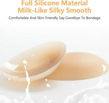 Darrahopens Fashion > Women's Fashion > Women's Intimates Nipple Covers (Set of 4) - Reusable Nipple Covers - Invisible Silicone Nipple Covers - Nipple Covers - Silicone Nipple Covers - Suitable for backless, low-cut evening dresses, wedding dresses and slip dresses - Beige - Medium