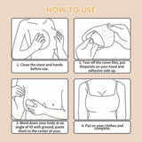 Darrahopens Fashion > Women's Fashion > Women's Intimates Nipple Covers (Set of 4) - Reusable Nipple Covers - Invisible Silicone Nipple Covers - Nipple Covers - Silicone Nipple Covers - Suitable for backless, low-cut evening dresses, wedding dresses and slip dresses - Beige - Medium