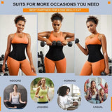 Darrahopens Fashion > Women's Fashion > Women's Intimates Silver Ion Sauna Waist Trainer for Women(Size XL) - 2-in-1 Zipper and Hook/Eye Sweat-Wicking Sports Girdle, Postpartum Fitness Shapewear