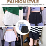 Darrahopens Fashion > Women's Fashion > Women's Intimates Three-Piece Extended Set - Women - Adjustable Layered Top - Midi Skirt - Layered Bra - Black, White and Blue (Size XL)