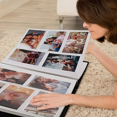 Darrahopens Fashion > Women's Fashion > Women's Jackets & Coats Extra Large 600-Pocket Leather Photo Album - Brown