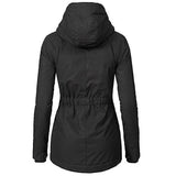 Darrahopens Fashion > Women's Fashion > Women's Jackets & Coats Waterproof Warm Winter Jacket with Hood, Thick Fleece Lined Cotton Jacket for Women - yujia Black XXXXL