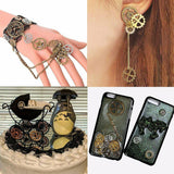 Darrahopens Fashion > Women's Fashion > Women's Jewellery 100g Assorted Steampunk Gears and Cogs Metal Alloy Clock Wheels for DIY Crafts