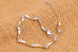 Darrahopens Fashion > Women's Fashion > Women's Jewellery 925 Sterling Silver Bracelet With Shiny White Zirconia For Women And Girls