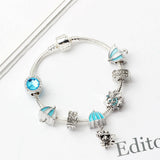 Darrahopens Fashion > Women's Fashion > Women's Jewellery Anime Character Colorful Umbrella Alloy Charm Bracelet with Rhinestones(20cm)