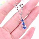 Darrahopens Fashion > Women's Fashion > Women's Jewellery Blue Water Drop Non-Pierced Nipple Ring Set Fashion Body Jewelry